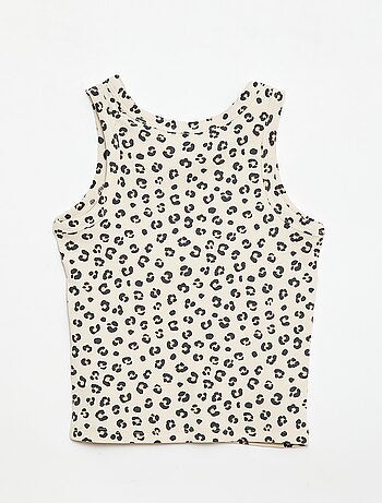 All-over ribtop