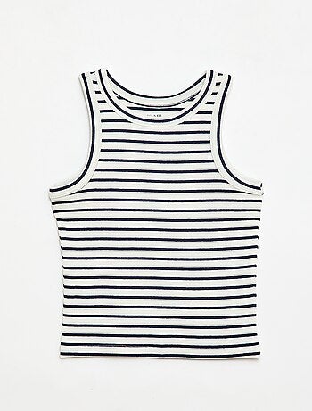 All-over ribtop