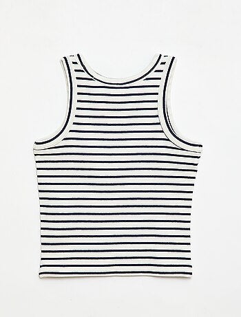 All-over ribtop