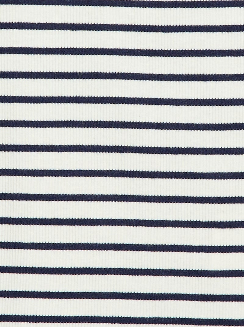 All-over ribtop Blauw - Kiabi