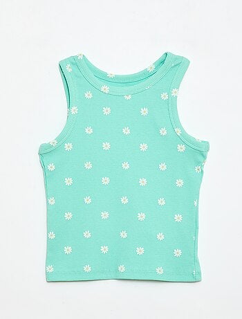 All-over ribtop