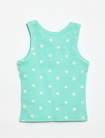 All-over ribtop