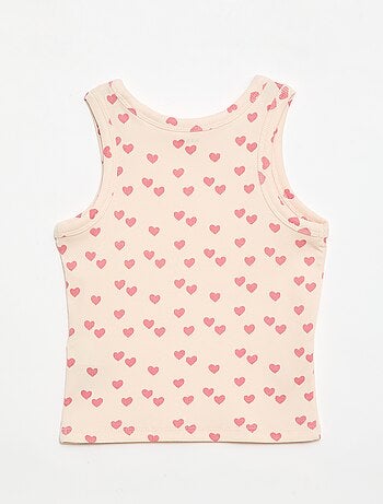 All-over ribtop