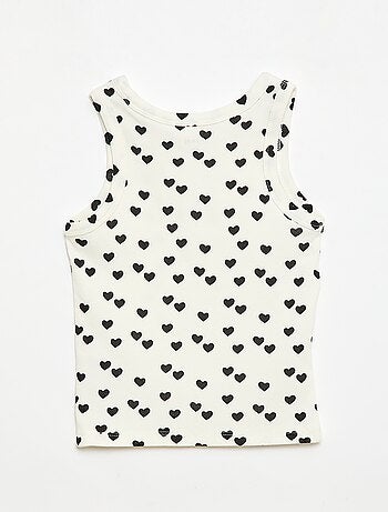 All-over ribtop