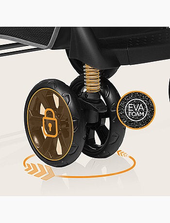 All-terrain kinderwagen LIONELO Emma – 6–36 maanden – Tas inbegrepen – Snel opvouwbaar