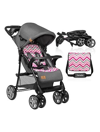All-terrain kinderwagen LIONELO Emma – 6–36 maanden – Tas inbegrepen – Snel opvouwbaar