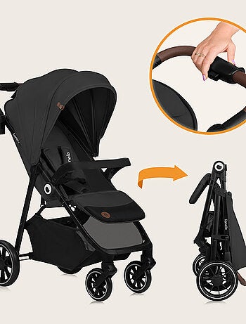 All-terrain kinderwagen LIONELO Emma One – Snel opvouwbaar – Grote wielen – 6–48 maanden