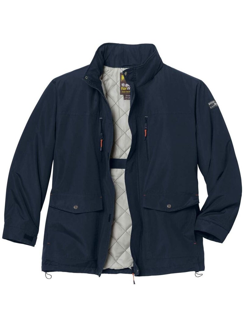 Allterrain parka met meerdere zakken - ATLAS FOR MEN Marineblauw - Kiabi