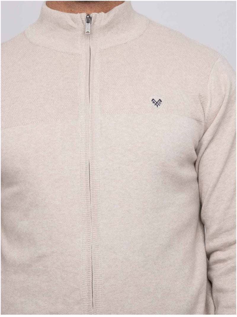 Amoulin vest met ritssluiting Beige - Kiabi