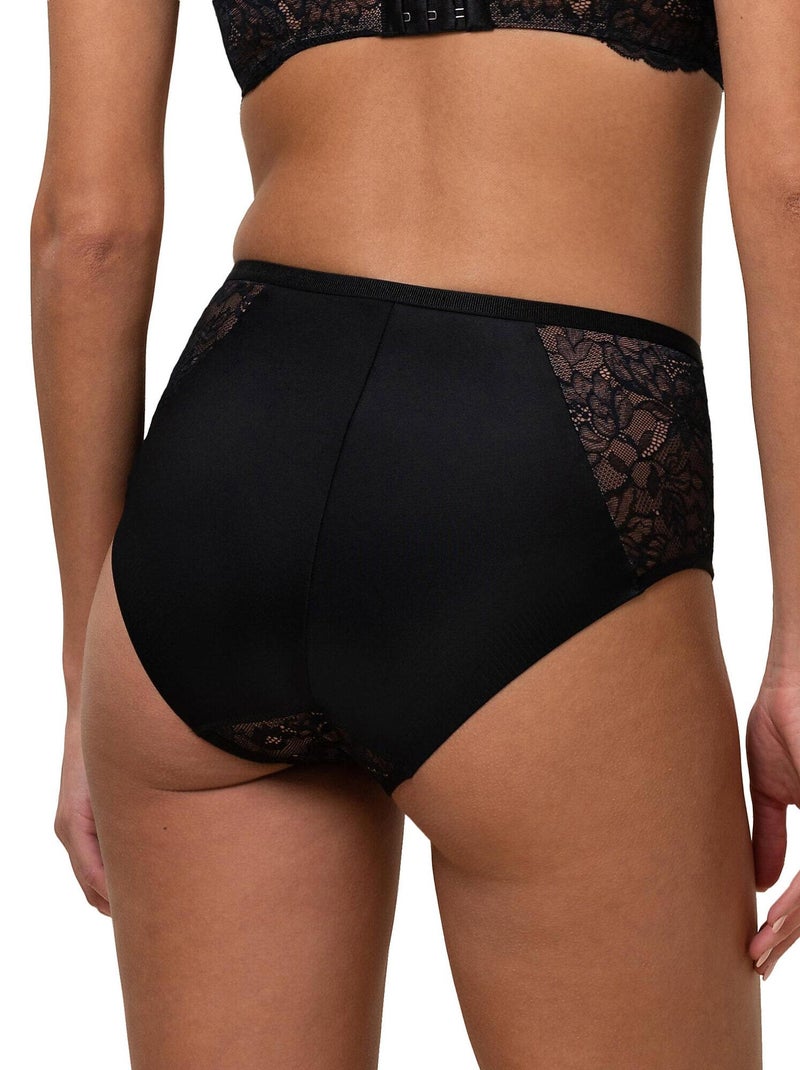 Amourette maxi slips charm Zwart - Kiabi