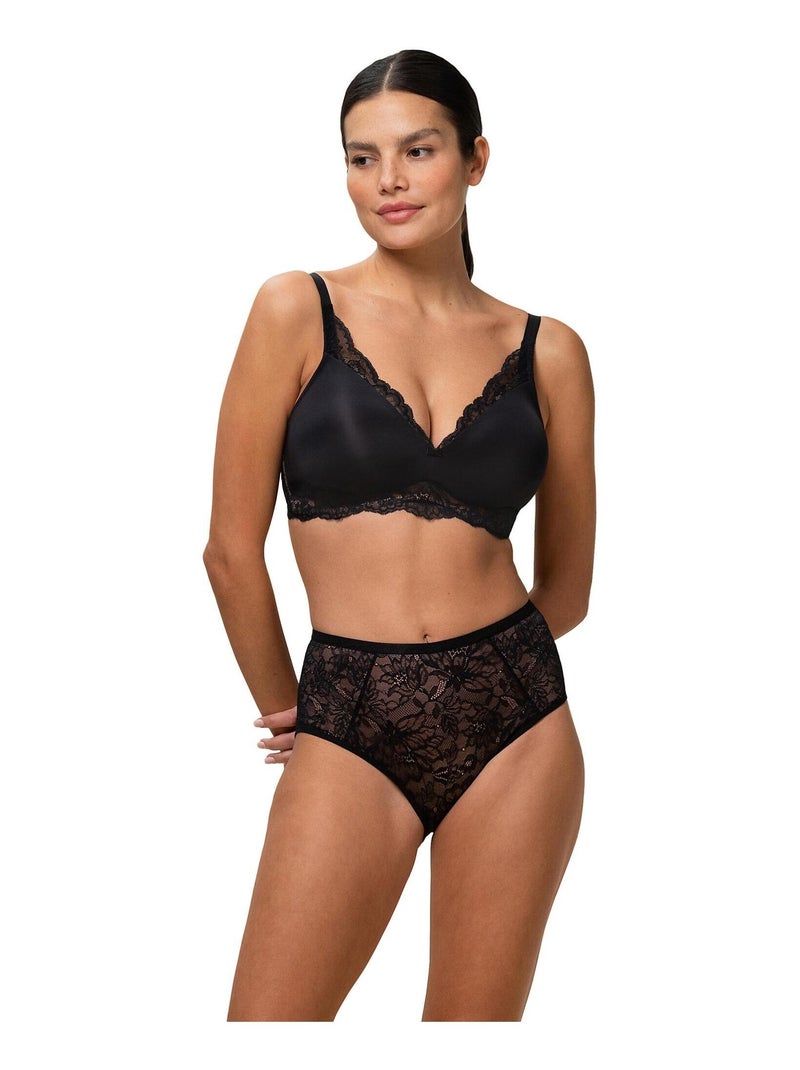 Amourette maxi slips charm Zwart - Kiabi