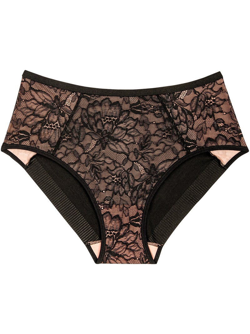 Amourette maxi slips charm Zwart - Kiabi