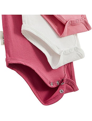 Anaelle 3-pack babyrompertjes met korte mouwen