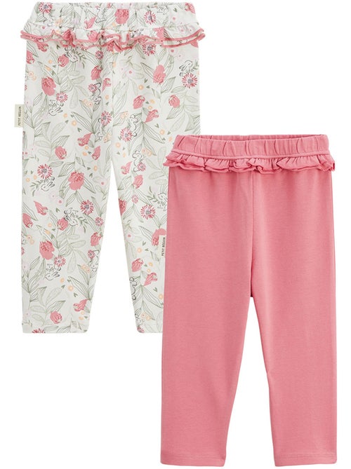 Anaelle kinderleggings, set van 2 - Kiabi