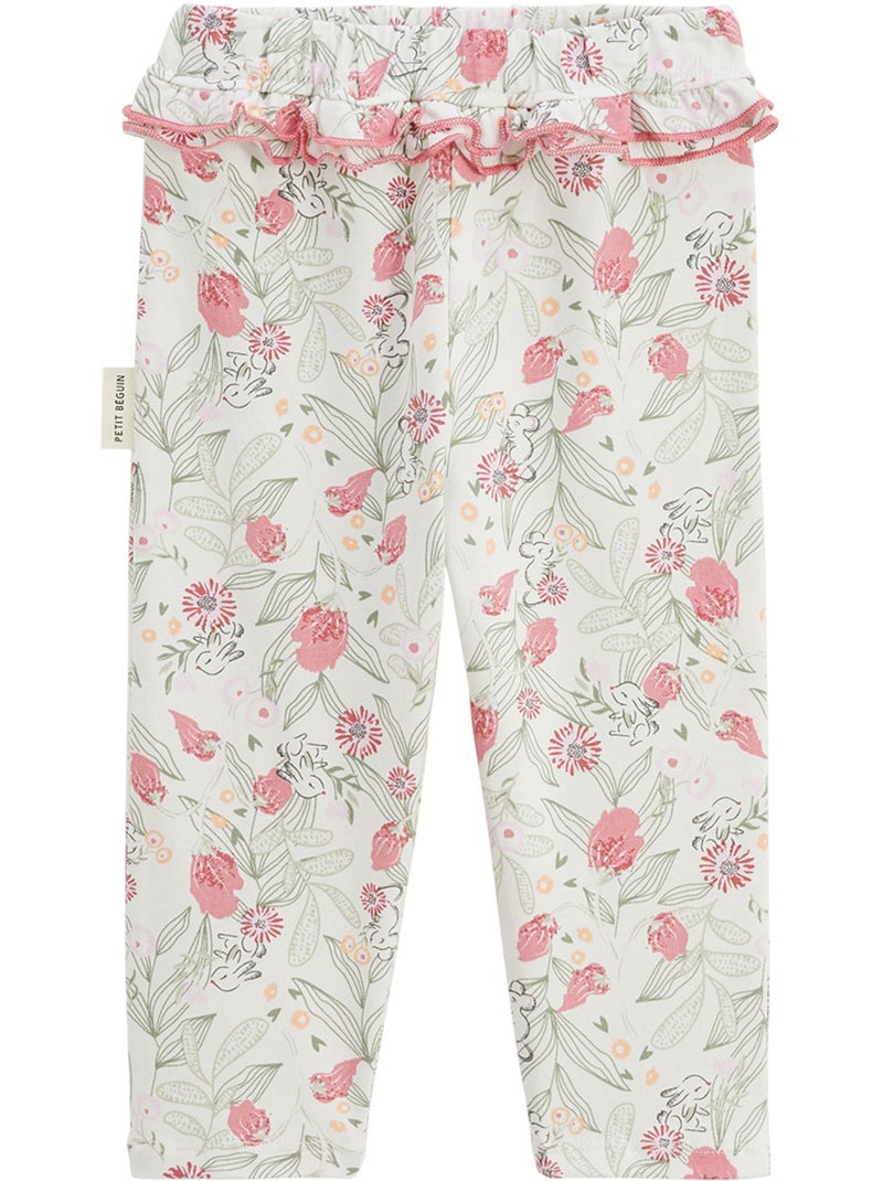 Anaelle kinderleggings, set van 2 Roze - Kiabi