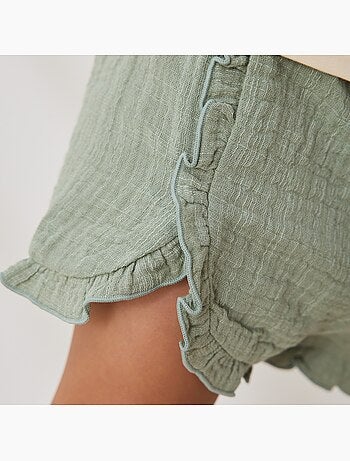 Anaelle kindershorts van katoenen gaas