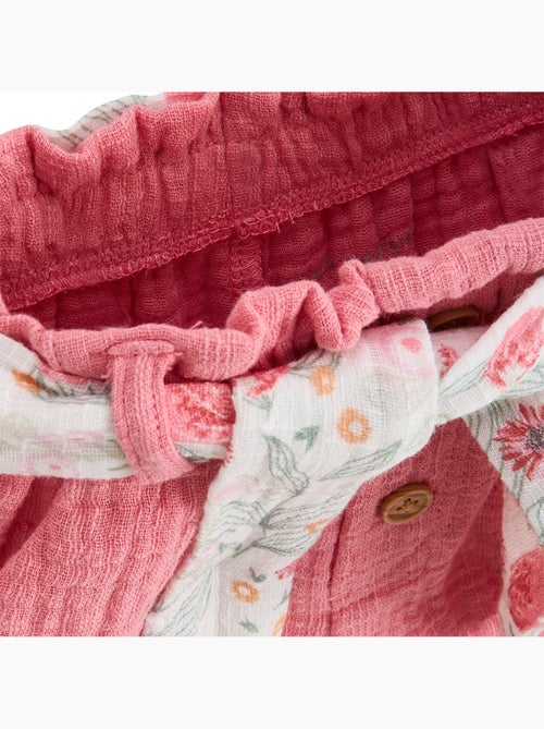Anaelle kindershorts van katoenen gaas - Kiabi