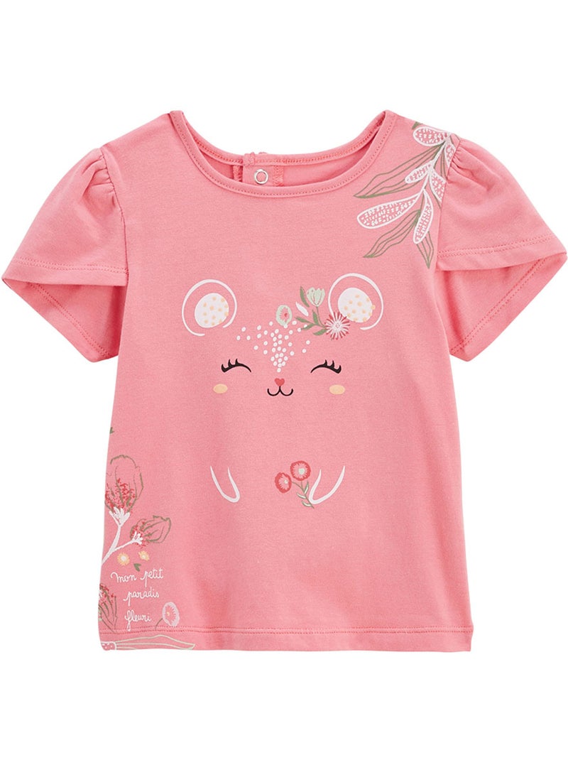 Anaelle tweedelige korte pyjama voor kinderen Roze - Kiabi