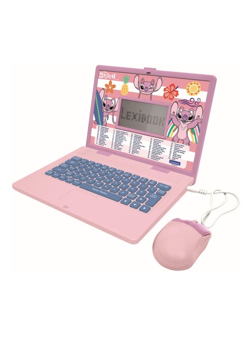Angel van disney stitch tweetalige educatieve laptop – 124 activiteiten in het engels en frans - Kiabi Angel van disney stitch tweetalige educatieve laptop – 124 activiteiten in het engels en frans - Kiabi