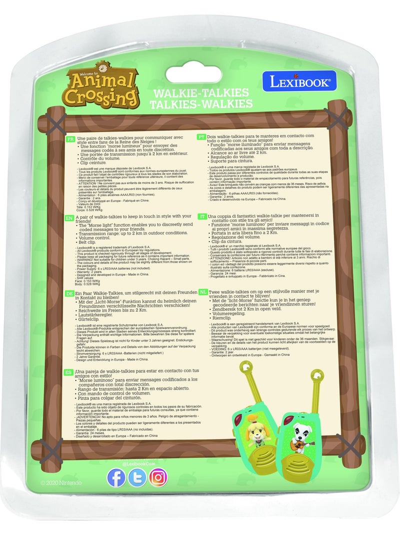 Animal crossing walkie-talkies – 2 km N.v.t. - Kiabi