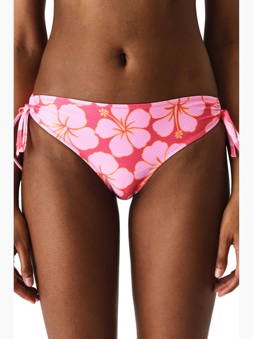 Annetta ring bikinibroekje met bloemenprint en textuur, middelhoge taille penti - Kiabi Annetta ring bikinibroekje met bloemenprint en textuur, middelhoge taille penti - Kiabi