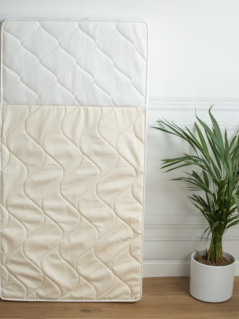 Anti-reflux babymatras bio katoen Ecru - Kiabi