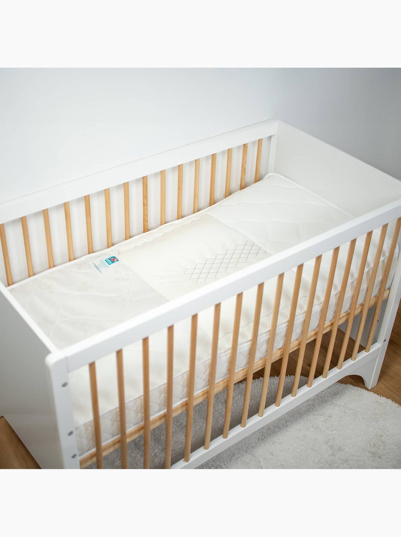 Anti-reflux babymatras met kussen Wit - Kiabi