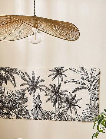 Antislip badmat met tropische print
