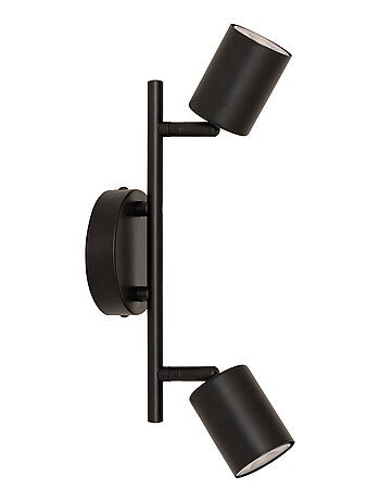 Applique murale métal 2 spots orientables vico