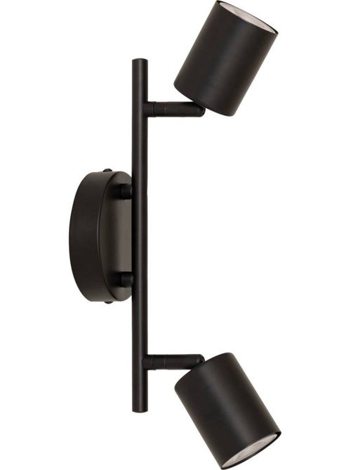 Applique murale métal 2 spots orientables VICO - Kiabi