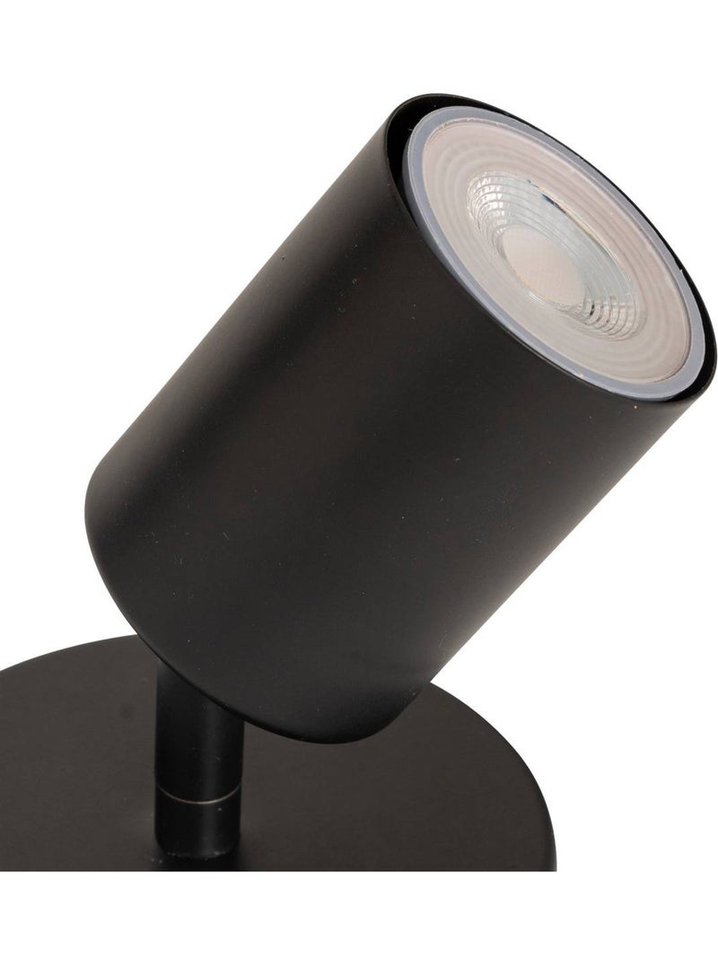 Applique murale métal spot orientable VICO Noir - Kiabi