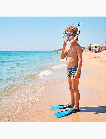 Aqua sport junior snorkelset: masker, snorkel en vinnen vanaf 7 jaar