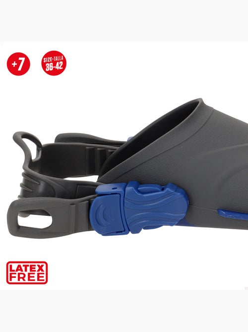 Aqua sport palmes junior tailles 36 à 42 réglables +7 ans - Kiabi Aqua sport palmes junior tailles 36 à 42 réglables +7 ans - Kiabi