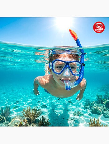 Aqua sport set kristallen masker met siliconen slang +7 jaar