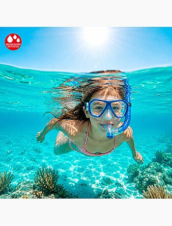 Aqua sport set kristallen masker met siliconen slang +7 jaar