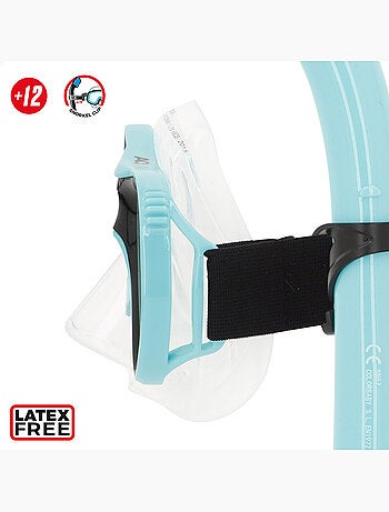 Aqua sport set met kristallen masker en siliconen slang +12 jaar