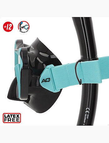 Aqua sport set met kristallen masker en siliconen slang +12 jaar