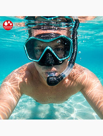 Aqua sport set met kristallen masker en siliconen slang +12 jaar