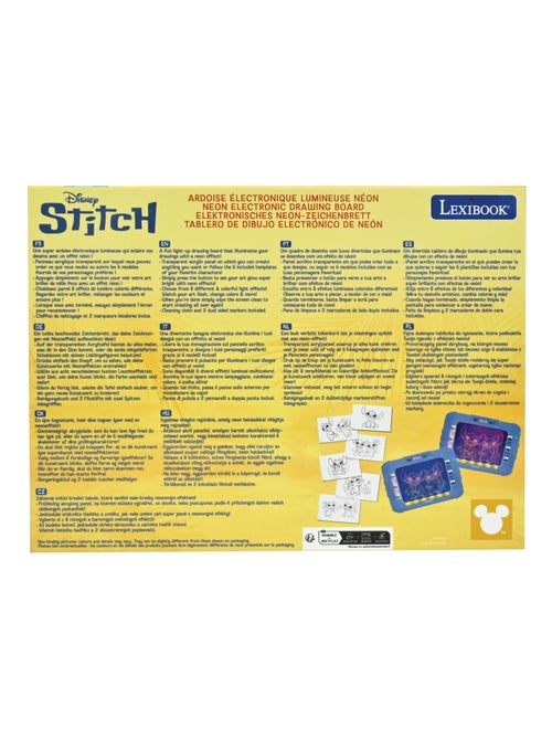Ardoise électronique lumineuse néon stitch - Kiabi