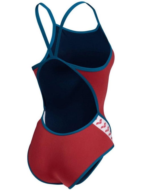 Arena icons super fly rood dames zwempak - Kiabi