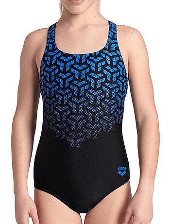 Arena kikko blauw meisjes badpak 1-delig