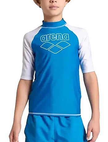Arena lycra zwemvest jongens blauw/wit