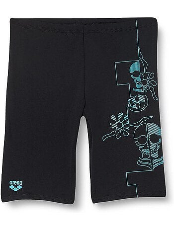 Arena scary jongens zwemboxer zwart/blauw