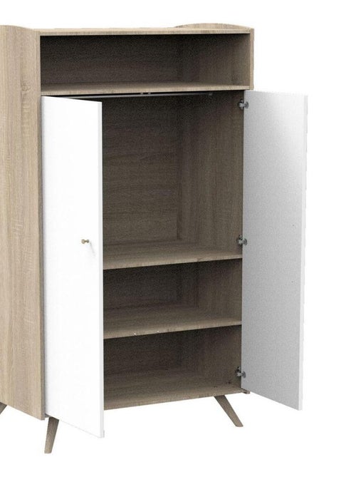 Armoire 2 portes et 1 niche - sauthon - Kiabi Armoire 2 portes et 1 niche - sauthon - Kiabi