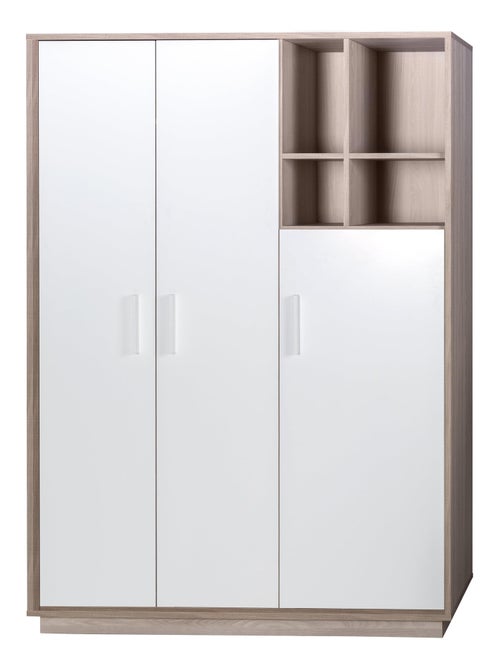 Armoire 3 portes battantes 4 niches roba - Kiabi Armoire 3 portes battantes 4 niches roba - Kiabi