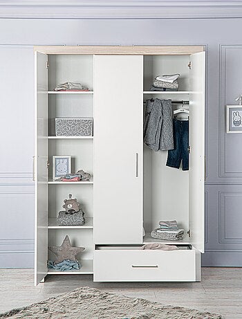 Armoire 3 portes et 1 tiroir - roba 'lucy'