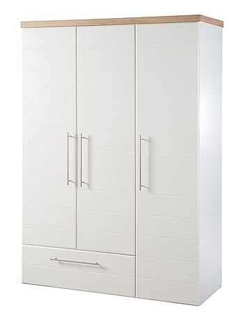 Armoire 3 portes et 1 tiroir à fermeture douce - roba 'nele'