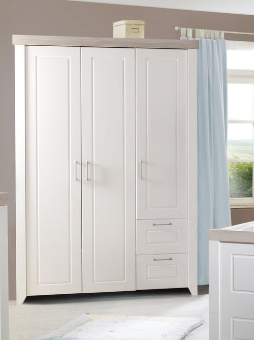 Armoire 3 portes et 2 tiroirs - ROBA 'Felicia' - Kiabi