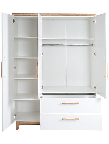 Armoire 3 portes et 2 tiroirs - roba 'finn'