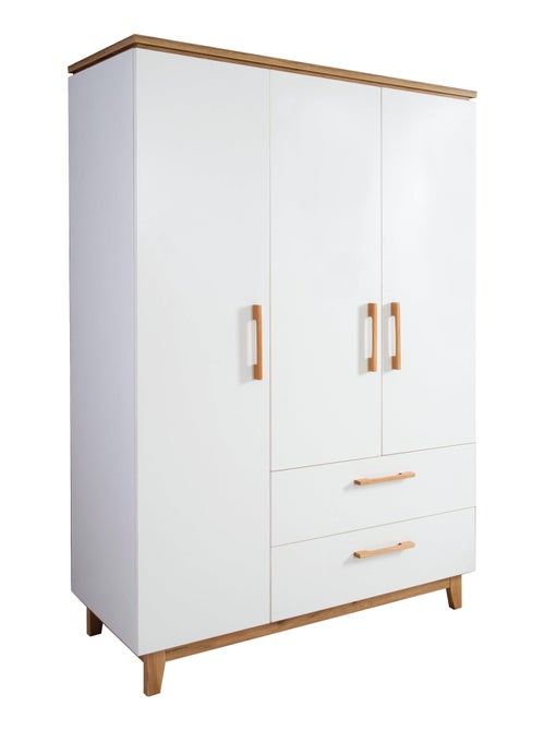 Armoire 3 portes et 2 tiroirs - ROBA 'Finn' - Kiabi